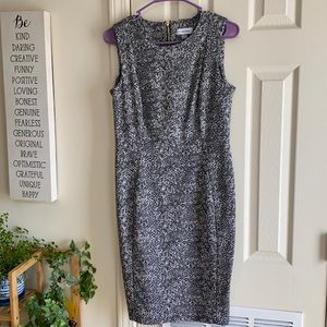 Calvin Klein snakeprint sleeveless dress